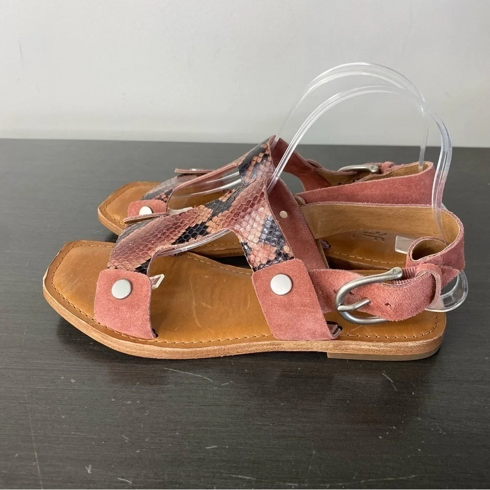 FRYE Felix Sling Sandal in Antique Rose, NWOT